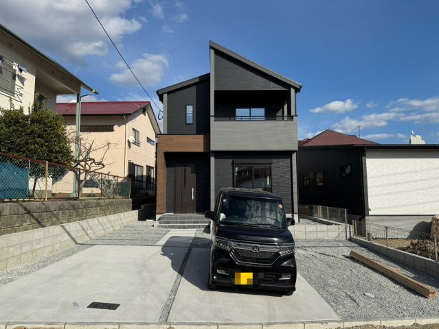 Adoble+ーアドブル＋小倉南区湯川新町4丁目5期　【小倉南区　新築戸建て】の外観|スタイリッシュな外観が魅力♪【小倉南区　新築戸建て】