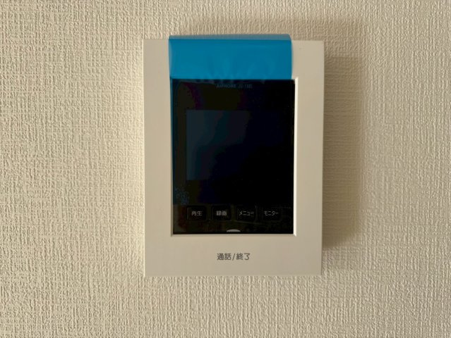 Adoble+ーアドブル＋小倉南区湯川新町4丁目5期　【小倉南区　新築戸建て】の防犯設備|お子様のお留守番にも安心なＴＶモニター付インターフォン　【小倉南区　新築戸建て】