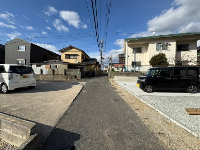 Adoble+ーアドブル＋小倉南区湯川新町4丁目5期　【小倉南区　新築戸建て】の前面道路含む現地写真|現地撮影2026,1,30　