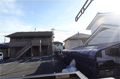 【バルコニー】 | 宇都宮テックハイツ Ａ | バルコニーからの眺望