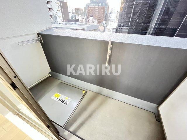 SERENiTE北浜のバルコニー|お洗濯にも便利なバルコニー付き