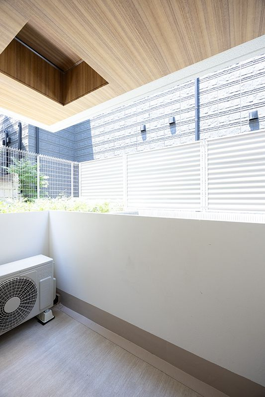 イプセ白金のバルコニー