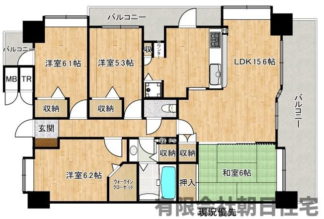 【間取り】 | サンシティ嫁ヶ島 | 物件の間取りです
