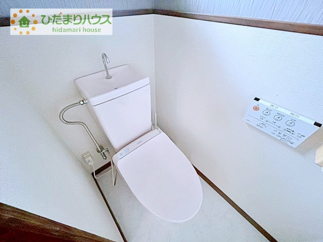 【トイレ】 | 取手市椚木　中古戸建　 | 温水洗浄便座ついてます(^^♪