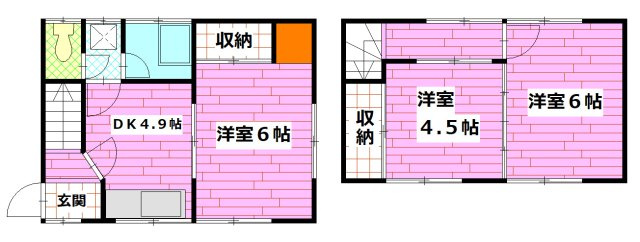 中野4丁目戸建の間取り