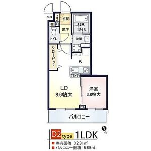 エクセル吹田の間取り