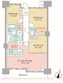 【間取り】 | アトラス品川中延