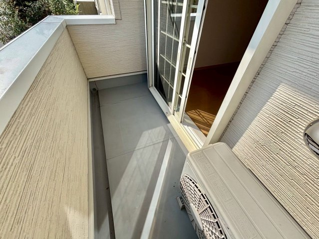 アイリスガーデンBのバルコニー