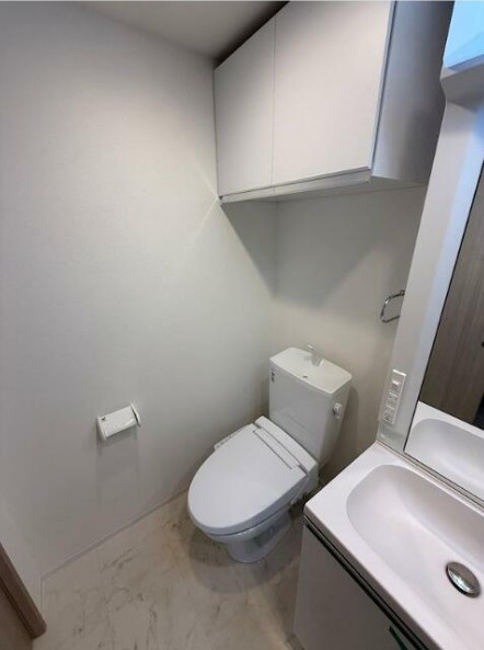 ALTO緑が丘　新築　ペット相談　駅近　角部屋のトイレ