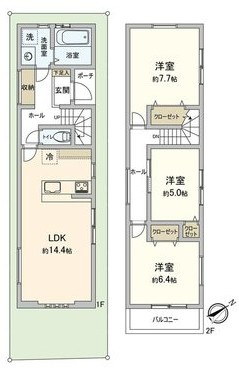 【間取り】 | 鳴尾町2丁目　新築戸建