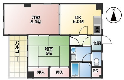 パパ・ド・ポーラスターの間取り