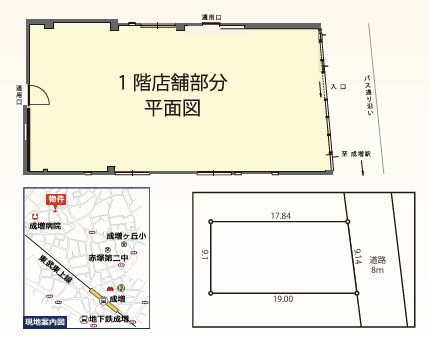 板橋区成増３丁目の一棟アパートの間取り