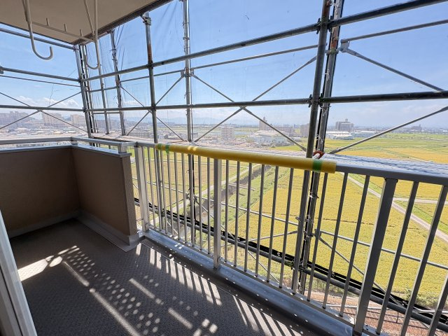 大久保ダイヤハイツのバルコニー