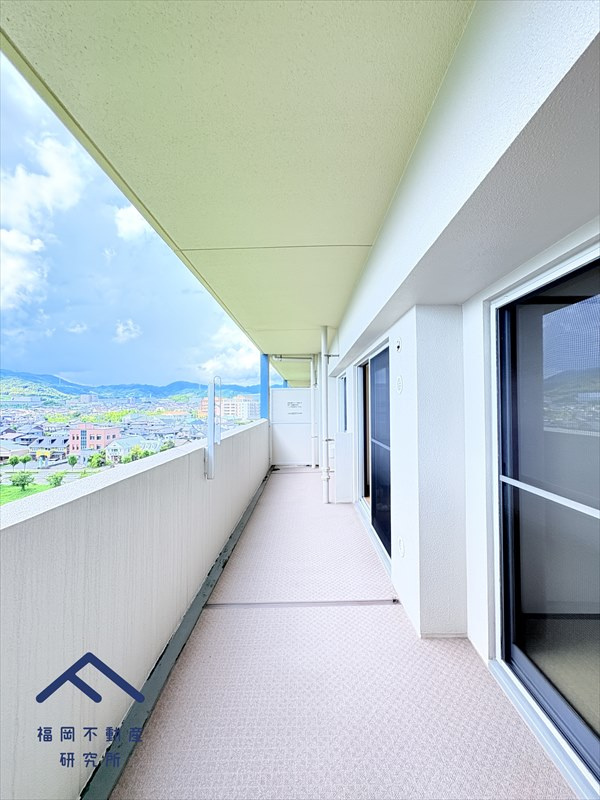 アンピール弥生が丘のバルコニー