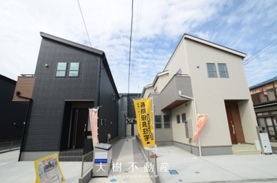 【外観】 | 海老名市東柏ケ谷5丁目 新築戸建て 全3棟【仲介手数料無料】 | □■当社なら諸費用を最大限削減できます■□
