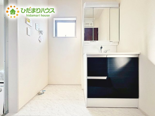 【独立洗面台】 | 笠間駅前1期　新築戸建　6号棟 | シンプルで使い勝手の良い独立洗面台！