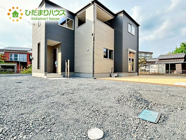 【駐車場】 | 笠間駅前1期　新築戸建　6号棟 | 南向きで日当たり良好(^^♪