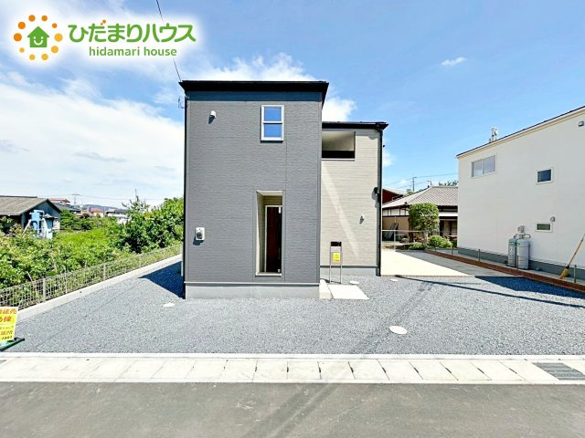 【外観】 | 笠間駅前1期　新築戸建　6号棟 | スタイリッシュな外観です(^^)/