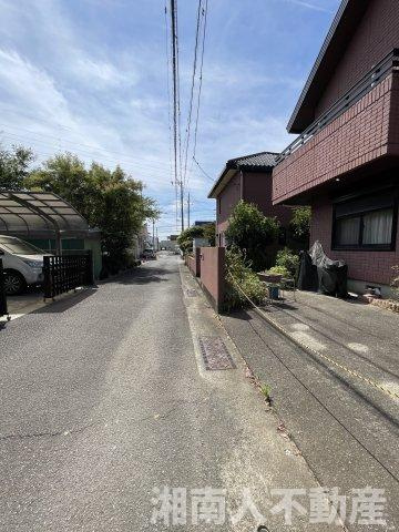 小田原市飯泉　売地の前面道路含む現地写真|前面道路含む現地写真です