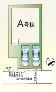 安城市住吉町3期　新築分譲住宅　全1棟　1号棟の区画図