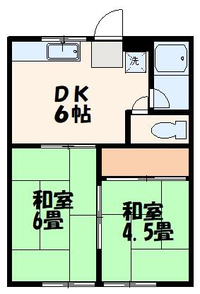 ２ＤＫ：３０．００平方メートル