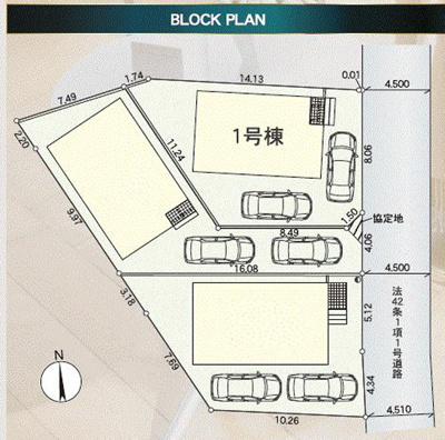 【区画図】 | 綾瀬市上土棚北3丁目 新築戸建て 全3棟【仲介手数料無料】 | 【仲介手数料無料でご紹介可能です】大樹不動産