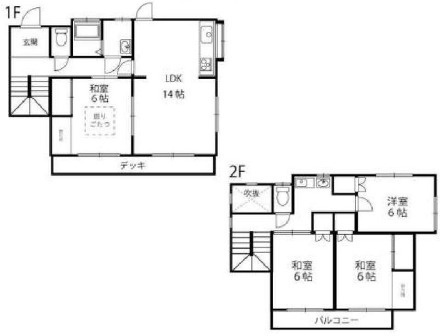 駅近で通勤通学・買い物など生活便利な立地の間取り|4LDK