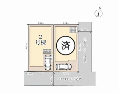 【間取り】 | 【仲介手数料０円】平塚市虹ケ浜　新築一戸建て　全2棟 | 2号棟【仲介手数料０円】平塚市虹ケ浜　新築一戸建て　全2棟