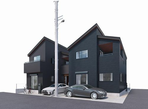 【外観】 | 【仲介手数料０円】平塚市虹ケ浜　新築一戸建て　全2棟 | 2号棟【仲介手数料０円】平塚市虹ケ浜　新築一戸建て　全2棟