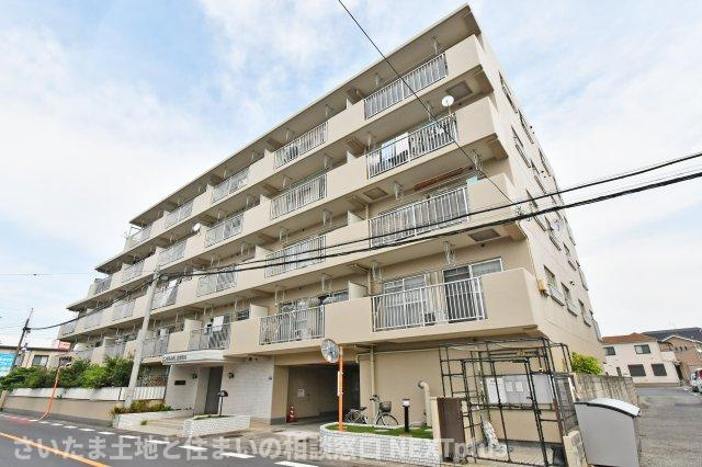 エンゼルハイム浦和花月の外観|JR京浜東北線、湘南新宿ラインなど多路線利用可能な『浦和』駅までバス11分の立地で通勤・通学に便利です！小学校まで徒歩11分とお子様も安心◎スーパーが徒歩2分で、毎日のお買い物に便利です。