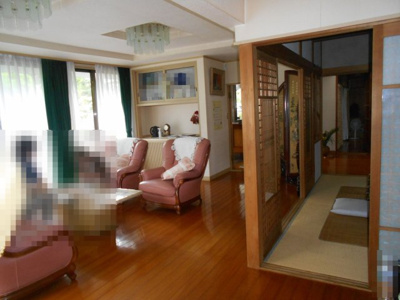 【居間・リビング】 | 甘楽郡甘楽町中古住宅（事務所併用）