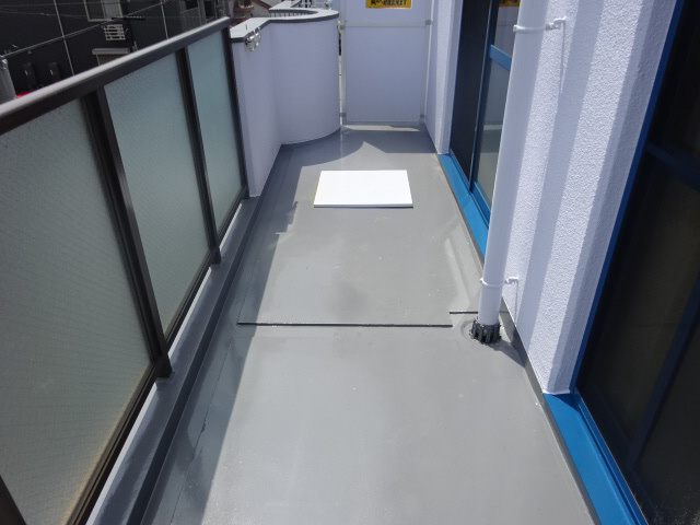 ミクロハイムのバルコニー