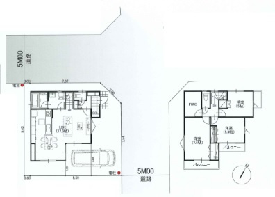 【区画図】 | ご家族様のプライベート空間が確保できる素敵な間取りです。また敷地ゆったりですので、おうち時間を楽しむのにもぴったりですね♪

