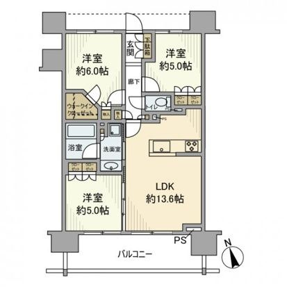 クリオ大島の間取り