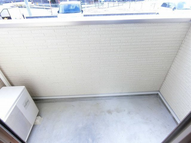 パークヴェルデアＡのバルコニー