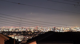 【展望】 | 2Fバルコニーからの夜景