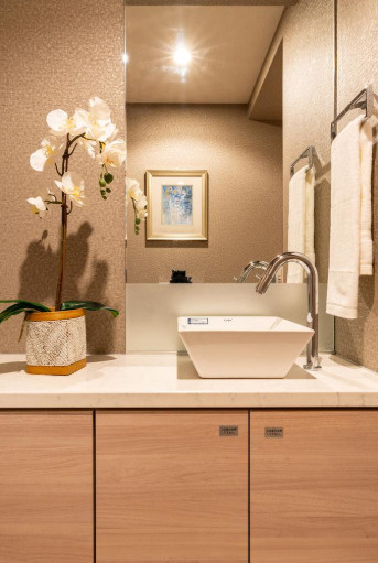 ザ・パークハウス芦屋川の洗面所