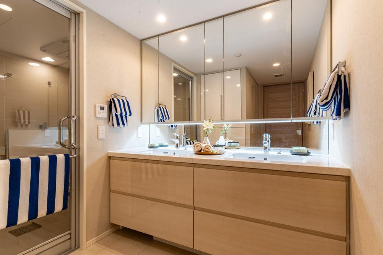 ザ・パークハウス芦屋川の洗面所