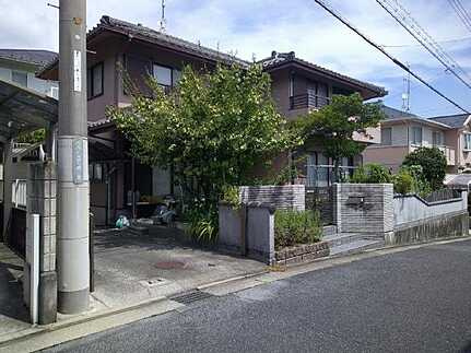 阿品台5丁目の前面道路含む現地写真