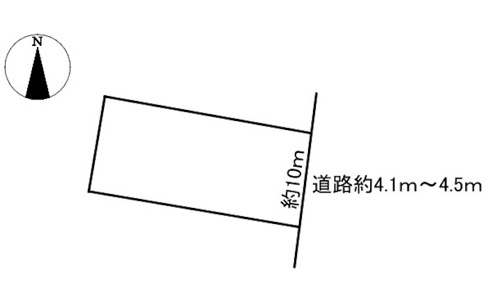 土地　三宅5丁目の土地図