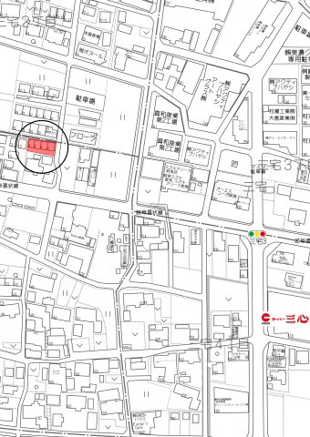 土地　三宅5丁目の地図