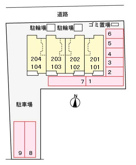 フォルトゥーナCの区画図