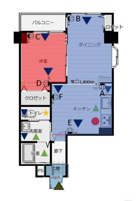 白百合グランドシャトーの間取り
