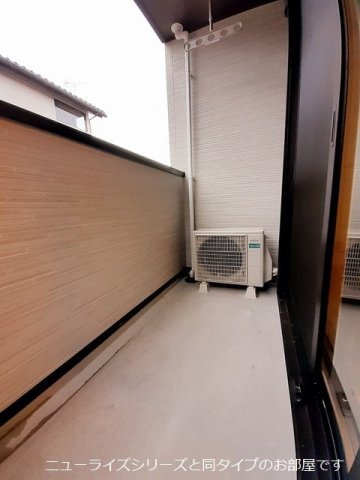 グレイスパークⅠのバルコニー|落ち着いた時間を過ごせるバルコニーです