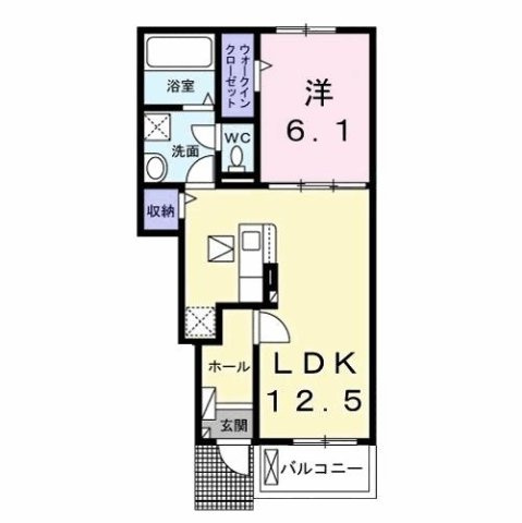 グレイスパークⅠの間取り