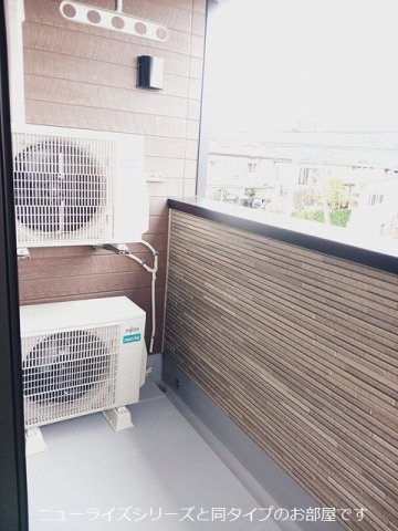 グレイスパークⅠのバルコニー|広々としたバルコニーです