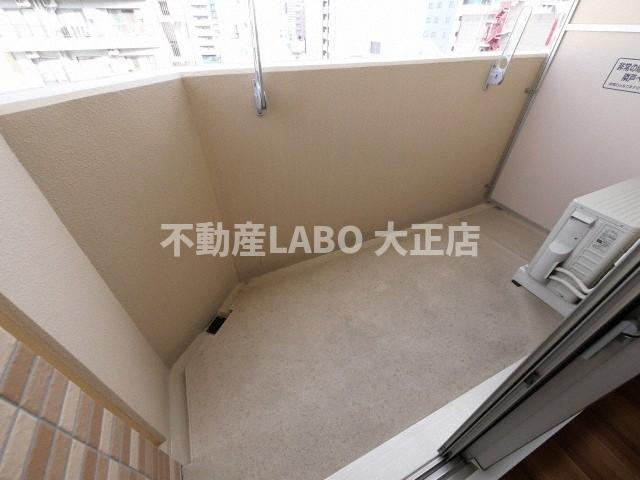 リッツ難波南Ⅱのバルコニー