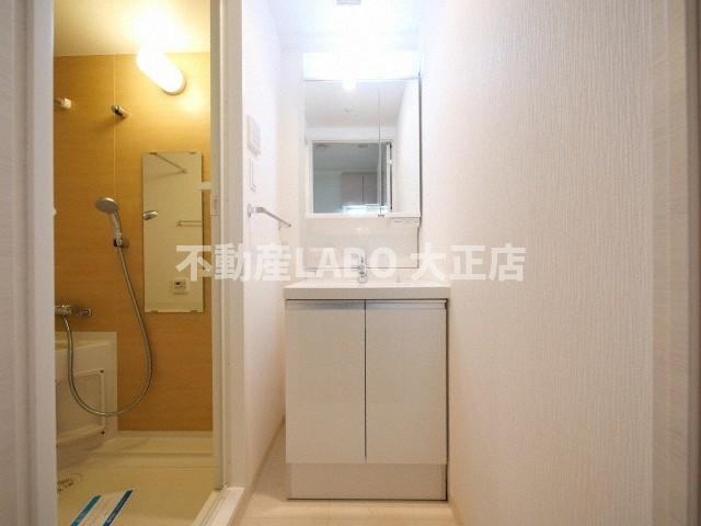 リッツ難波南Ⅱの洗面所