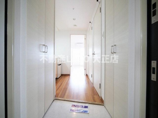 リッツ難波南Ⅱの玄関