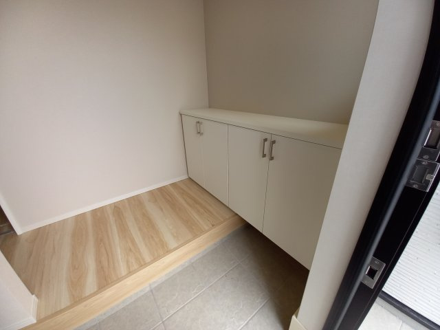 水戸市河和田11期の玄関|落ち着いた玄関です